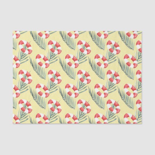 Zon & plezier (Design 49 Geel/Sinaasappel serie) Tissuepapier (Voorkant)