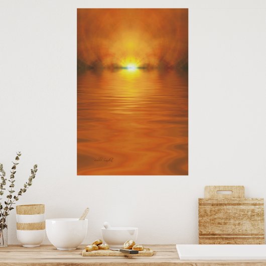 Zon Poster en afdrukken instellen (Keuken)