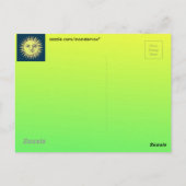 Zon Postkaart (Achterkant)