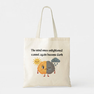 Zon Regen Hersenen Verlicht Brein Gele Student Tote Bag