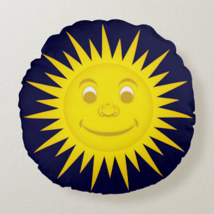 Zon Rond Kussen