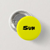 Zon Ronde Button 3,2 Cm (Voorkant /achterkant)