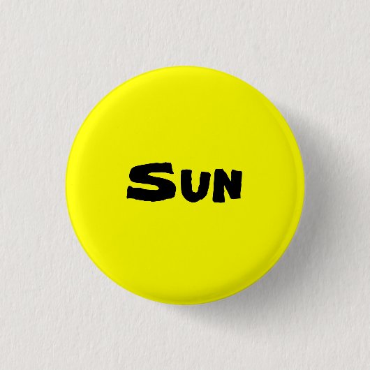 Zon Ronde Button 3,2 Cm (Voorkant)