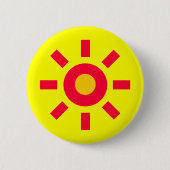 Zon Ronde Button 5,7 Cm (Voorkant)