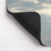 Zon schijnt door wolken Mousepad Muismat (Hoek)