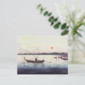 Zon schilderen door Ohara Koson Briefkaart (Staand voorkant)