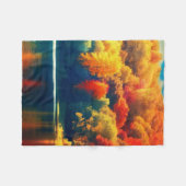 Zo'n schoonheid in de herfstbladeren fleece deken (Voorkant (Horizontaal))