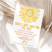 Zon Sinaasappel Eerste reis rond de zon 1e verjaar Kaart