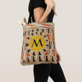 ZON SOLAR ENERGY MONOGRAM Yellow Oranje Black Tote Bag (Dichtbij)