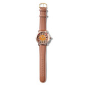 ZON SOLAR ENERGY/ Oranje geel, wit, zwart Horloge (Bandje)