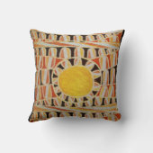 ZON SOLAR ENERGY Yellow Oranje Red Black White Kussen (Achterkant)