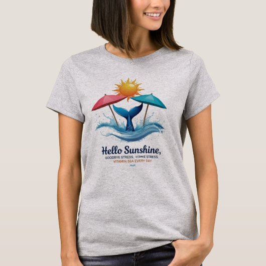 Zon, Splash & Vitamine Zee" Vrouwen T-shirt (Voorkant)