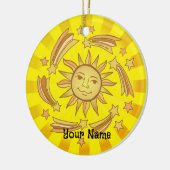 Zon Sterren Keramisch Ornament (Links)