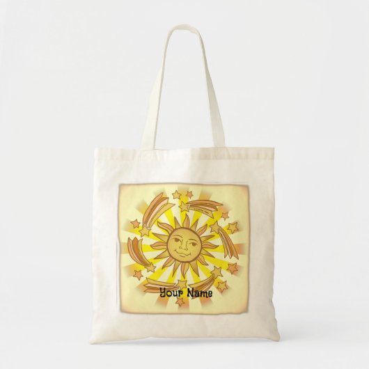 Zon Sterren Tote Bag (Voorkant)