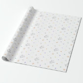 Zo'n Stier (Retro kleuren) Cadeaupapier (Uitgerold)