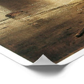 Zon stijgend door damp, J. M. W. Turner Poster (Hoek)