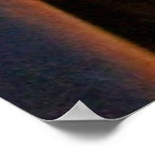 Zon stijgt in oostelijke druk poster (Hoek)