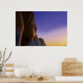 Zon stijgt in oostelijke druk poster (Keuken)