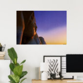 Zon stijgt in oostelijke druk poster (Thuiskantoor)