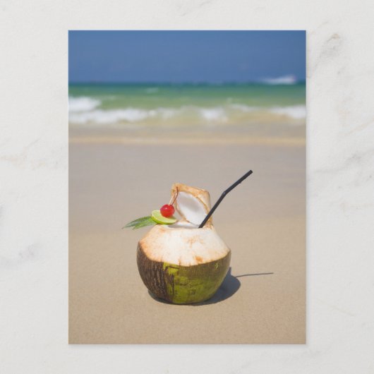 zon strand thailand briefkaart (Voorkant)