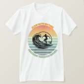 Zon, Surf en ziel 🌊 T-shirt (Design voorkant)