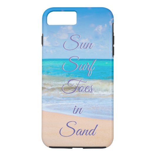 Zon, Surf, Toes in Zand Case-Mate iPhone Case (Achterkant)