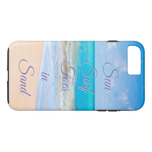 Zon, Surf, Toes in Zand Case-Mate iPhone Case (Achterkant (Horizontaal))