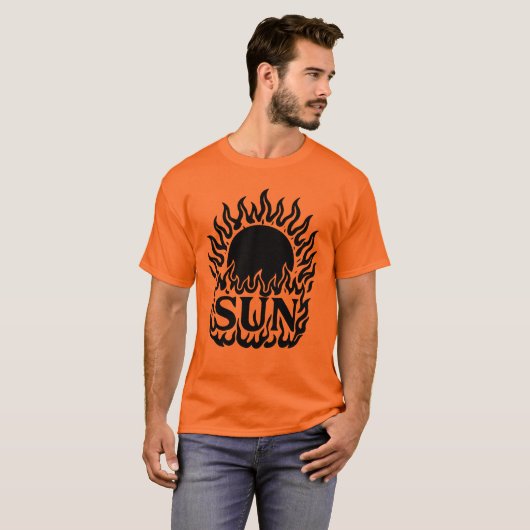 zon t-shirt (Voorkant volledig)