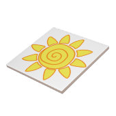 zon tegeltje (Zijkant)