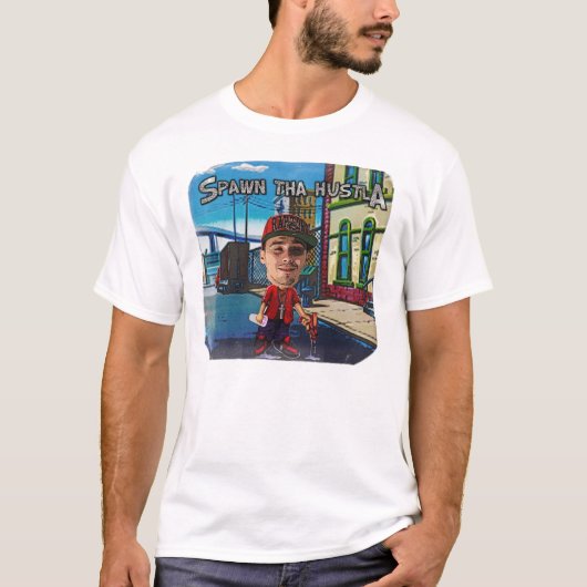 Zon Tha Hustla (BLINGBLING) T-shirt (Voorkant)
