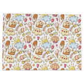 zon trakteert op viering patroon groot cadeauzakje (Achterkant)