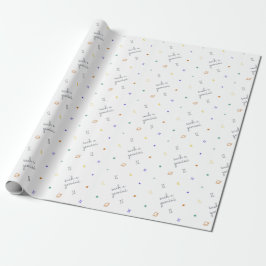 Zo'n Tweelingen (Retro kleuren) Cadeaupapier