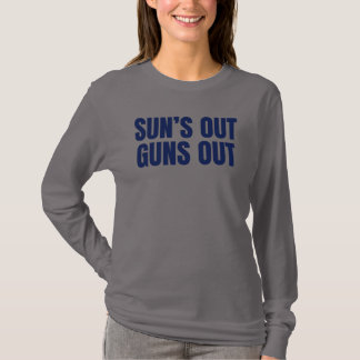 Zon Uit Geweren Uit T-shirt
