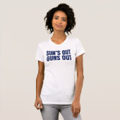 Zon Uit Geweren Uit T-shirt (Voorkant volledig)