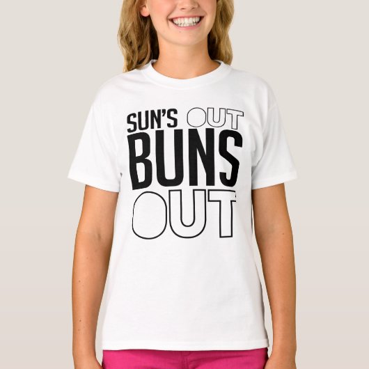 Zon uit, kont uit t-shirt (Voorkant)