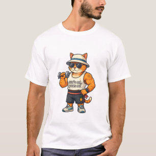 Zon Uit Poot Uit - Grappige Gym Kat Vader T-Shirt