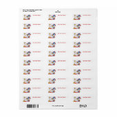 Zon Uw Buns/Vacation Humor Etiket (Full Sheet)