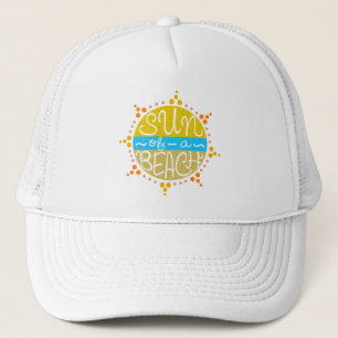 Zon van een Beach Funny Cute Pun Summer Seaside Trucker Pet