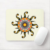 Zon van een mandje muismat (Met muis)