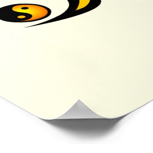 Zon van een mandje poster (Hoek)