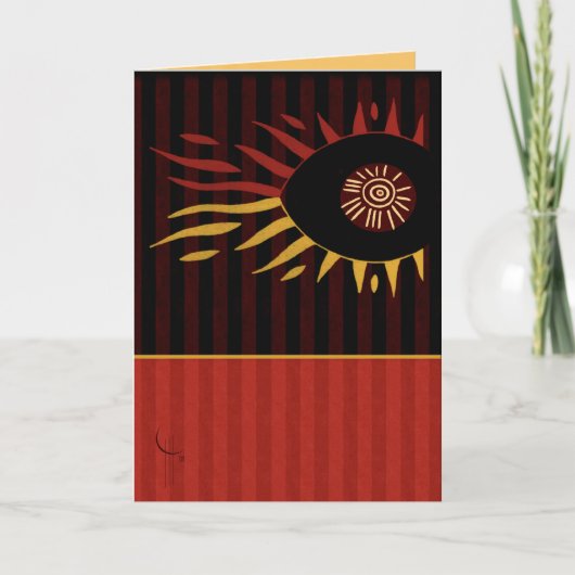 Zon van een Oog Kaart (Voorkant)