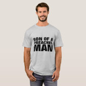 ZON VAN EEN PREACHER MAN Mannen  T-shirts (Voorkant volledig)