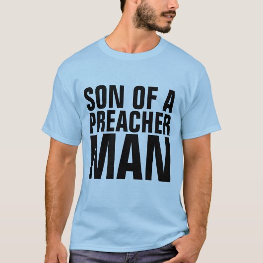 ZON VAN EEN PREACHER MAN Mannen T-shirts (Voorkant)