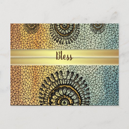 Zon van Henna (Goldish) Briefkaart (Voorkant)