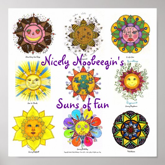 Zon van vun (paars) poster (Voorkant)