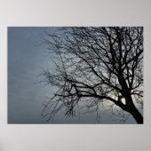 zon verbergt zich poster (Voorkant)