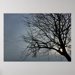 zon verbergt zich poster