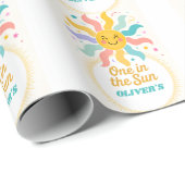 Zon verjaardagscadeauverpakkings papier (Rol Hoek)