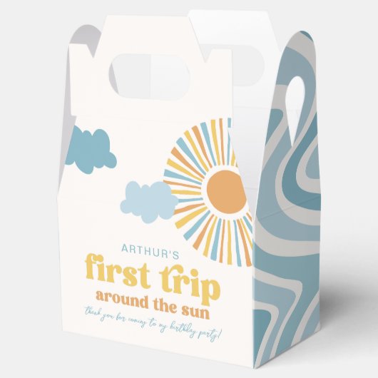 Zon Verjaardagsfeestje Favor Box Bedankdoosjes (Geopend)