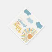 Zon Verjaardagsfeestservetten Servet (Hoek)